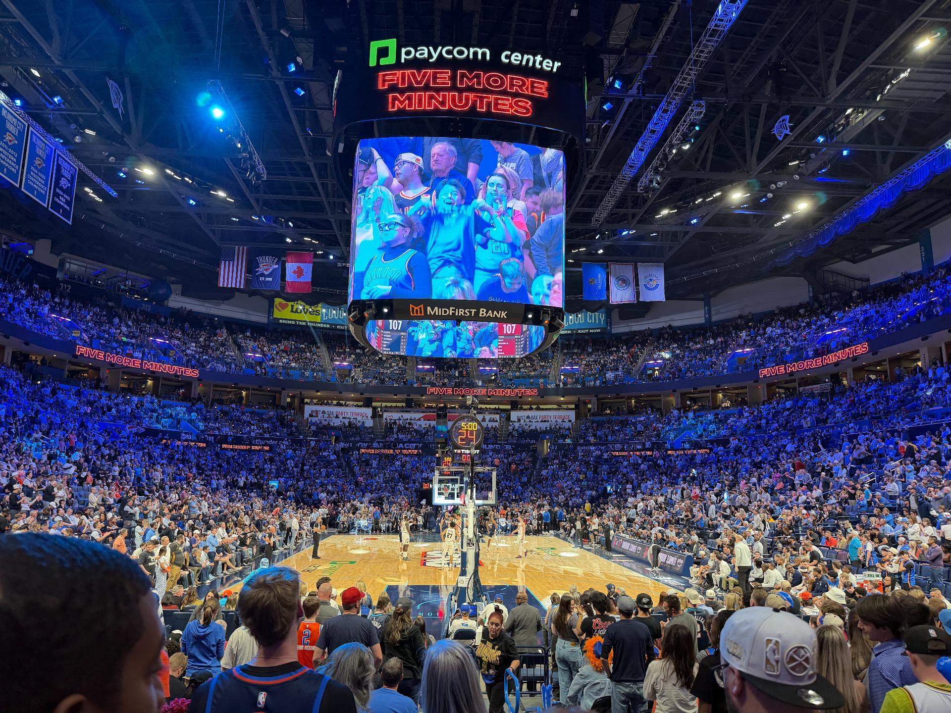 Paycom Center Section 101 Row QQ Seat 1