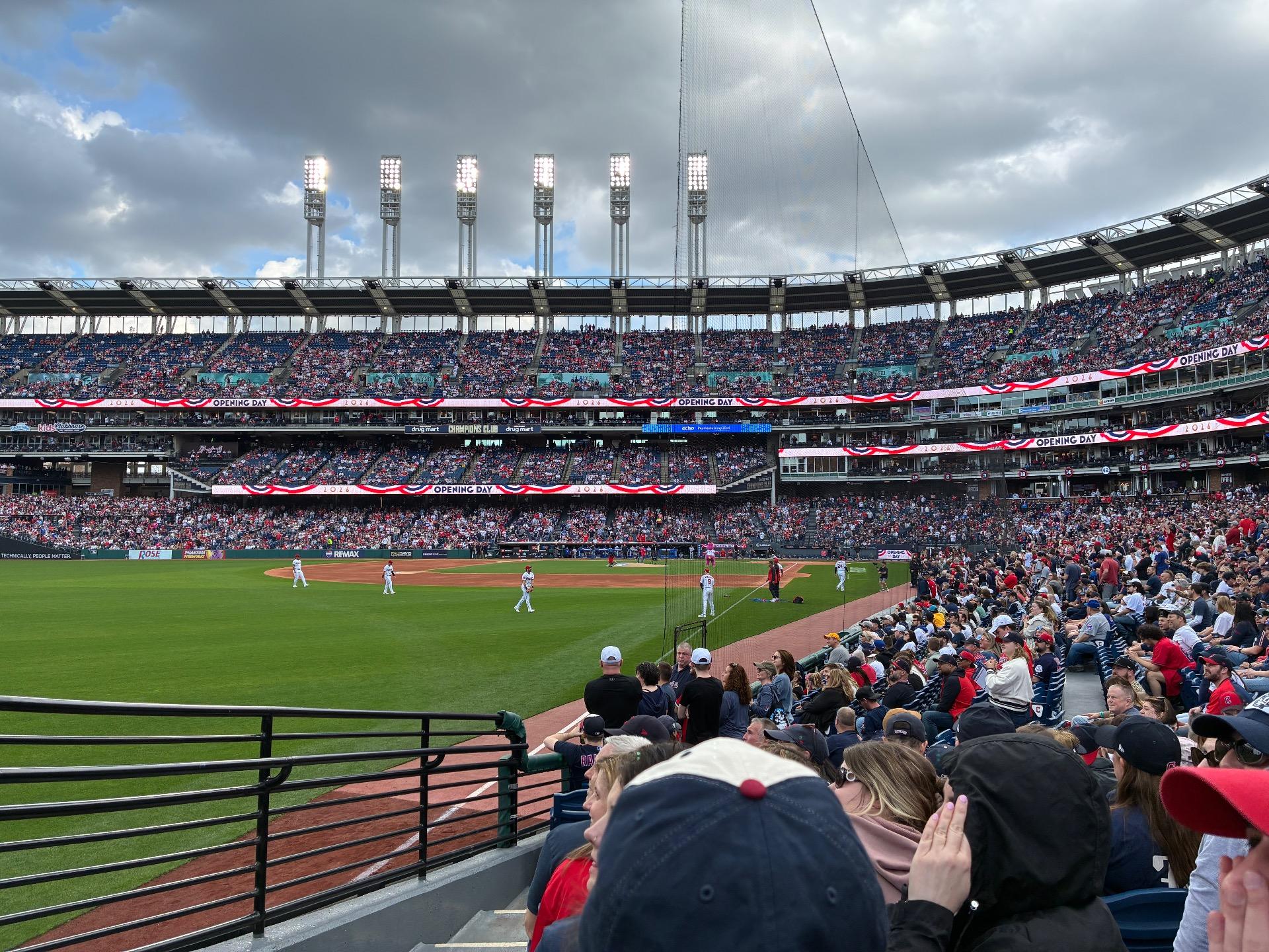 Progressive Field Section 178 Row P Seat 21